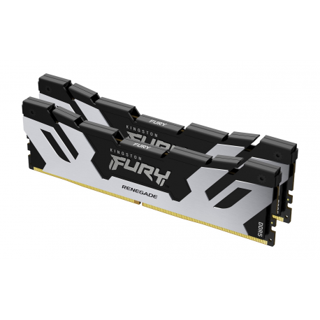 Kingston FURY Renegade - DDR5 - kit - 96 GB: 2 x 48 GB - DIMM 288-pin - 6000 MHz  /  PC5-48000 - CL32 - 1.35 V - unbuffered - on-die ECC - black / silver - 10