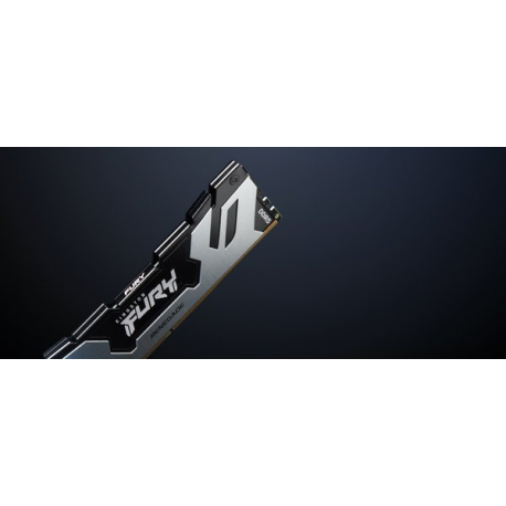 Kingston FURY Renegade - DDR5 - kit - 96 GB: 2 x 48 GB - DIMM 288-pin - 6000 MHz  /  PC5-48000 - CL32 - 1.35 V - unbuffered - on-die ECC - black / silver - 22