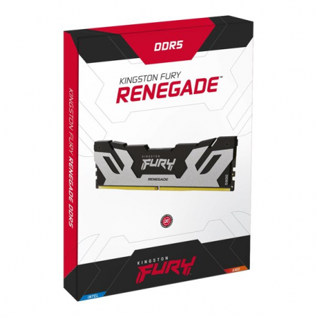 Kingston FURY Renegade - DDR5 - module - 48 GB - DIMM 288-pin - 6400 MHz  /  PC5-51200 - CL32 - 1.4 V - unbuffered - non-ECC - black, silver - 9