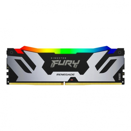 Kingston FURY Renegade RGB - DDR5 - module - 48 GB - DIMM 288-pin - 6400 MHz / PC5-51200 - CL32 - 1.4 V - unbuffered - on-die ECC - black & silver - 8