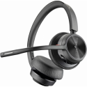 Poly Voyager 4320-M - Voyager 4300 UC series - headset - on-ear - Bluetooth - wireless, wired - USB-C - black - Zoom Certified, Certified for Microsoft Teams