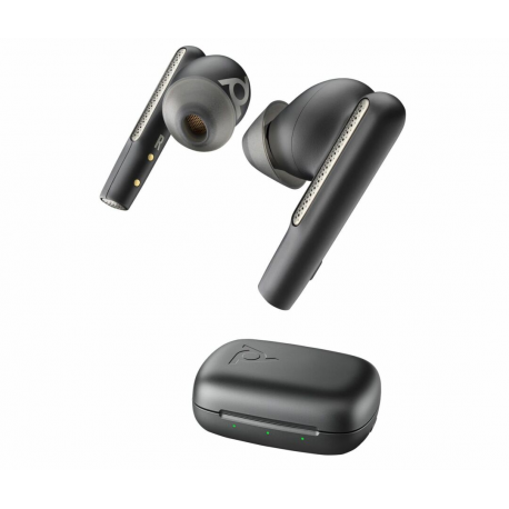 Poly Voyager Free 60 UC - True wireless earphones with mic - in-ear - Bluetooth - active noise cancelling - USB-C via Bluetooth adapter - carbon black - Zoom Certified - 0