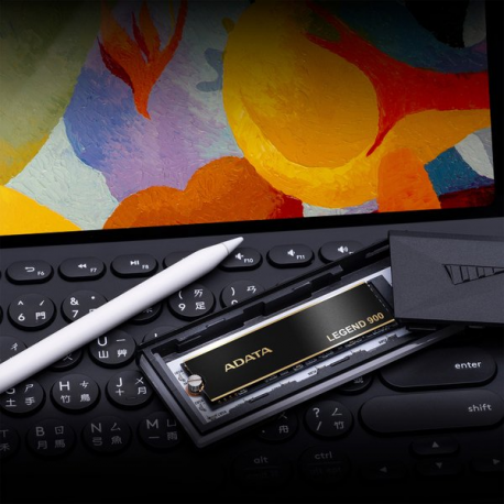 ADATA Legend 900 - SSD - 1 TB - internal - M.2 2280 - PCI Express 5.0 x4 (NVMe) - 256-bit AES - integrated heatsink - 8