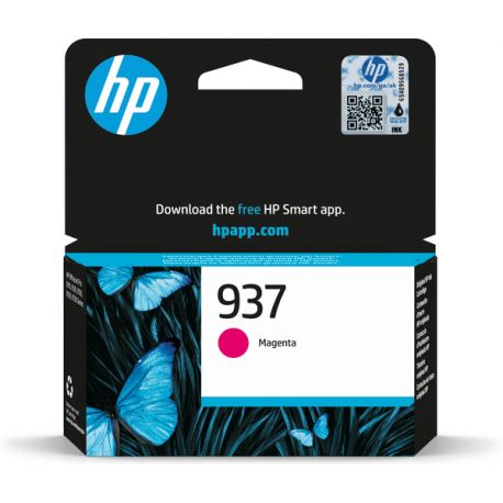 HP 937 - Magenta - original - ink cartridge - for Officejet Pro 9110b, 9130b, 9730e - 0