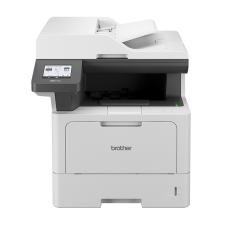 Brother MFC-L5710DN - Multifunction printer - B / W - laser - Letter A (216 x 279 mm) / A4 (210 x 297 mm) (original) - A4 / Legal (media) - up to 48 ppm (copying) - up to 48 ppm (printing) - 350 sheets - 33.6 Kbps - USB 2.0, Gigabit LAN, USB 2.0 host - 0