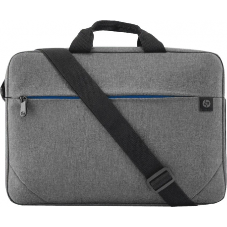 HP Prelude Top Load - Notebook carrying case - 15.6" - black & grey, blue zipper - for HP 15; ENVY x360; Pavilion Gaming 15; Pro x360; ProBook 45X G9; ZBook Power G9 - 4