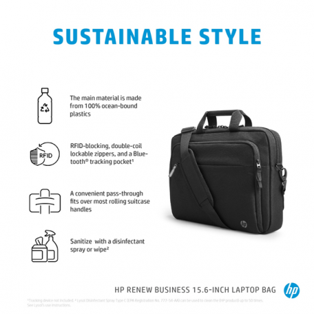 HP Renew Business - Notebook carrying shoulder bag - 15.6" - for EliteBook 64X G9, 65X G9; Fortis 14 G10; Pro x360; ProBook 45X G9; ZBook Power G9 - 6