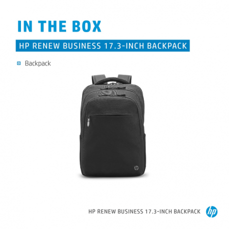 HP Renew Business - Notebook carrying backpack - 17.3" - for HP 470 G8; Pro c640 G2; ProBook x360; ZBook Power G8, Studio G8; ZBook Fury 15 G8 - 5