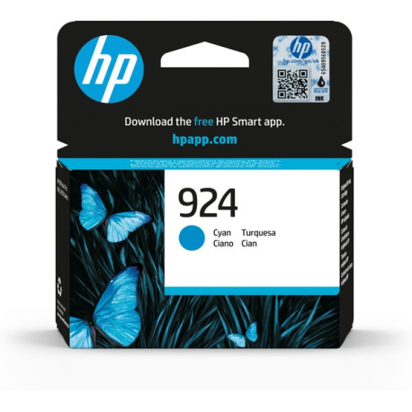 HP 924 - Cyan - original - Officejet - ink cartridge - 0