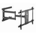 Gembird WM-80ST-05 - Mounting kit (wall mount) - for LCD TV - full motion - plastic, steel - black - screen size: 37"-80"
