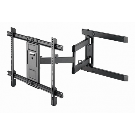 Gembird WM-80ST-05 - Mounting kit (wall mount) - for LCD TV - full motion - plastic, steel - black - screen size: 37"-80" - 3
