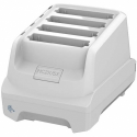 Zebra - Battery charger - output connectors: 4 - white
