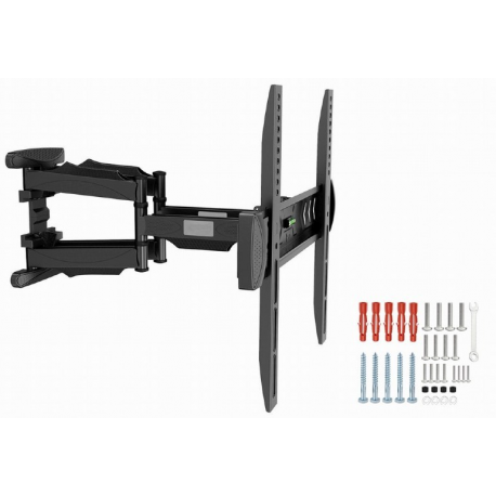 Gembird WM-58ST-01 - Mounting kit (wall mount) - full-motion - for flat panel - premium - steel - screen size: 32"-58" - 8