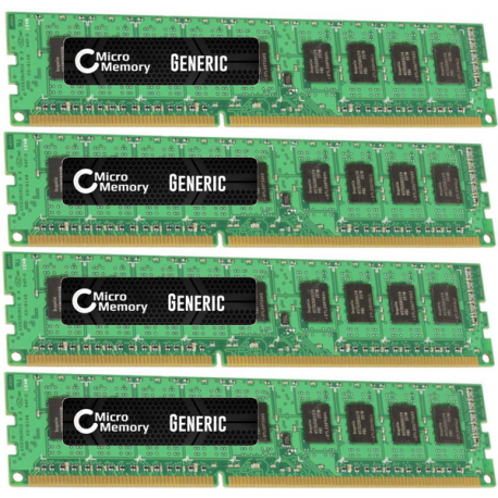 CoreParts - DDR3 - kit - 32 GB: 4 x 8 GB - DIMM 240-pin - 1600 MHz  /  PC3-12800 - unbuffered - ECC - 0