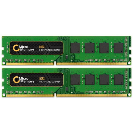 CoreParts - DDR3 - kit - 8 GB: 2 x 4 GB - DIMM 240-pin - 1600 MHz / PC3-12800 - unbuffered - non-ECC - 0