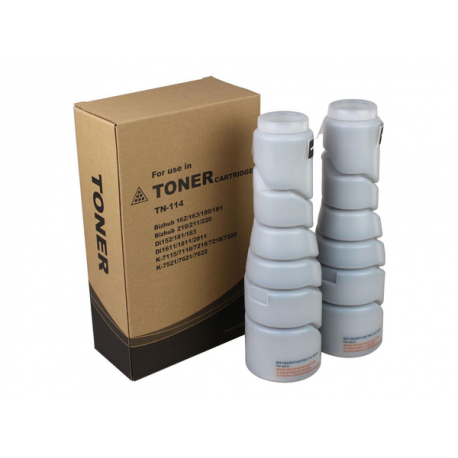 CoreParts - 2-pack - 413 g - black - compatible - toner cartridge - for Konica Minolta bizhub 16X, 18X, 21X, 220, 75XX; Minolta DiALTA Di1611, Di183, Di2011 - 0