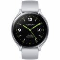 Xiaomi Watch 2 - Smart watch with strap - wrist size: 140-210 mm - display 1.43" - 32 GB - Wi-Fi, Bluetooth - 36.8 g - silver - demo