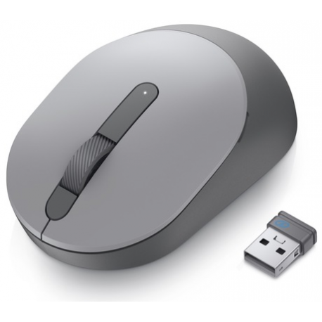 Dell Premier MS7421W - Mouse - optical - 7 buttons - wireless - 2.4 GHz, Bluetooth 5.0 - USB wireless receiver - graphite black - with 3 years Next Business Day Advanced Exchange Service - 3