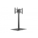 Multibrackets M Public Display Stand 180 HD Back to Back Black w. Floorbase - Stand - for 2 LCD displays - aluminium, steel - black - screen size: 55"-80" - floor-standing