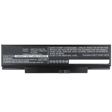 CoreParts - Laptop battery - Lithium Ion - 4400 mAh - 47.5 Wh - black - for Lenovo ThinkPad E560 20EV, 20EW; E565 20EY; ThinkPad Edge E550 20DF, 20DG; E555 20DH - 0