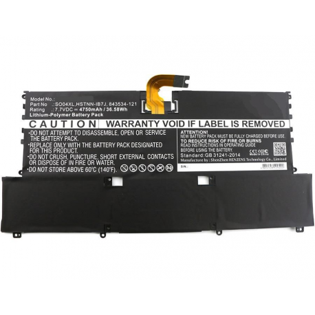 CoreParts - Laptop battery - lithium polymer - 4750 mAh - 36.6 Wh - black - for HP Spectre Laptop 13-v000na - 0