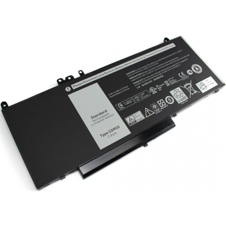 CoreParts - Laptop battery (equivalent to: Dell 08V5GX, Dell 0R9XM9, Dell 6MT4T, Dell 8V5GX, Dell G5M10) - Lithium Ion - 4-cell - 5.2 Ah - for Dell Latitude E5450, E5550 - 0
