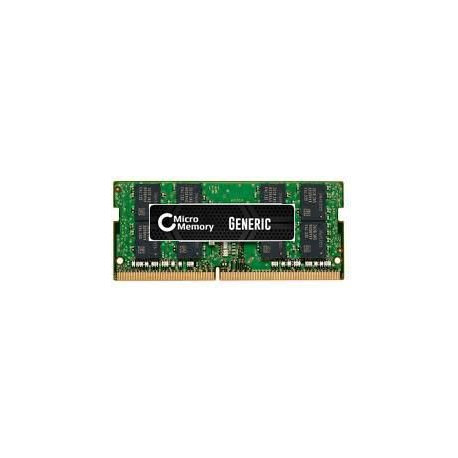 CoreParts - DDR4 - module - 4 GB - SO-DIMM 260-pin - 2400 MHz / PC4-19200 - 1.2 V - unbuffered - non-ECC - 0