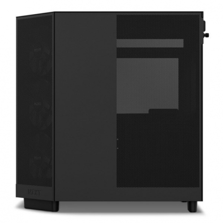 NZXT H series H6 Flow RGB - Mid tower - ATX - windowed side panel (tempered glass) - no power supply - matte black - USB/Audio - 20