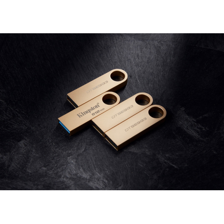 Kingston DataTraveler SE9 G3 - USB flash drive - 128 GB - USB 3.2 Gen 1 - gold - 8