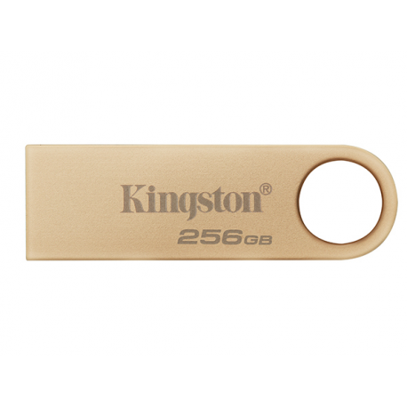 Kingston DataTraveler SE9 G3 - USB flash drive - 256 GB - USB 3.2 Gen 1 - gold - 0