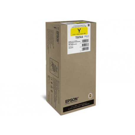 Epson T9744 - XXL size - yellow - original - ink pack - for WorkForce Pro WF-C869R - 0