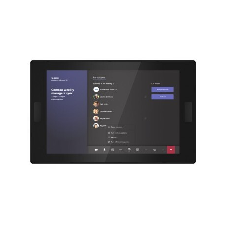 Lenovo ThinkSmart Core - Controller Kit - video conferencing kit (soundbar, touchscreen console, compute system) - with 3 Years Lenovo Premier Support + First Year Maintenance - Certified for Microsoft Teams Rooms - black - 1