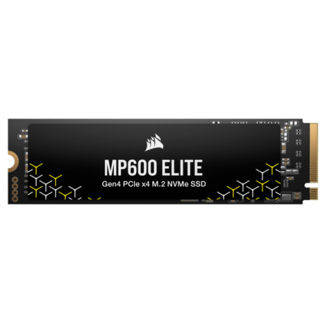CORSAIR MP600 ELITE - SSD - encrypted - 2 TB - internal - M.2 2280 - PCIe 4.0 x4 (NVMe) - 256-bit AES - 0