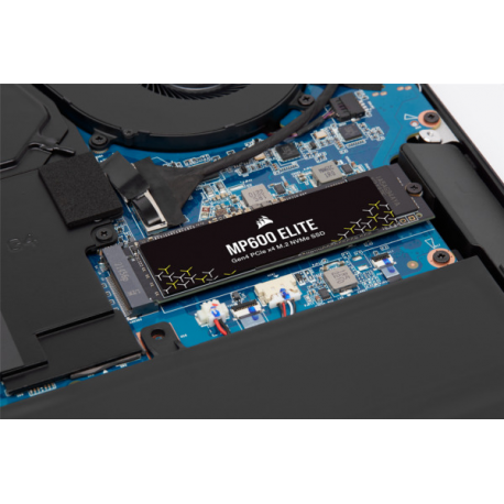 CORSAIR MP600 ELITE - SSD - encrypted - 2 TB - internal - M.2 2280 - PCIe 4.0 x4 (NVMe) - 256-bit AES - 2
