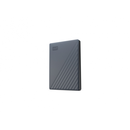 WD My Passport WDBWML0020BGY - Hard drive - encrypted - 2 TB - external (portable) - USB 3.2 Gen 1 (USB-C connector) - 256-bit AES - silicon grey - 0
