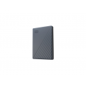 WD My Passport WDBWML0020BGY - Hard drive - encrypted - 2 TB - external (portable) - USB 3.2 Gen 1 (USB-C connector) - 256-bit AES - silicon grey