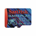 SanDisk GamePlay - Flash memory card - 512 GB - A2  /  Video Class V30  /  UHS-I U3 - microSDXC UHS-I