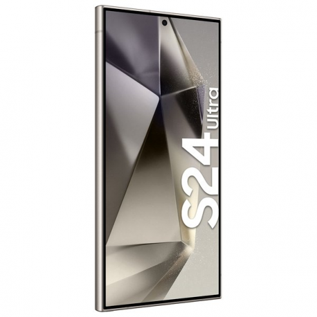 Samsung Galaxy S24 Ultra - 5G smartphone - dual-SIM - RAM 12 GB  /  Internal Memory 256 GB - OLED display - 6.8" - 3120 x 1440 pixels (120 Hz) - 4x rear cameras 200 MP, 50 MP, 12 MP, 10 MP - front camera 12 MP - titanium grey - 2