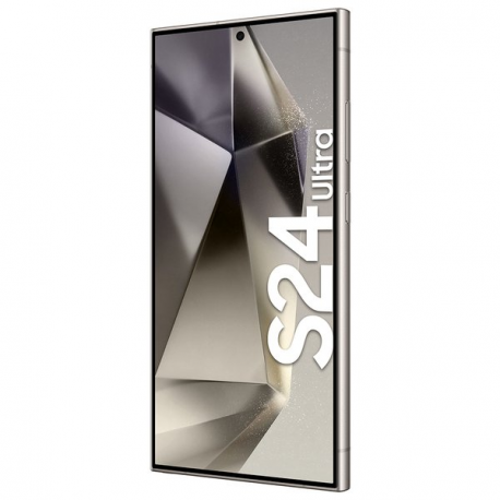 Samsung Galaxy S24 Ultra - 5G smartphone - dual-SIM - RAM 12 GB  /  Internal Memory 256 GB - OLED display - 6.8" - 3120 x 1440 pixels (120 Hz) - 4x rear cameras 200 MP, 50 MP, 12 MP, 10 MP - front camera 12 MP - titanium grey - 3