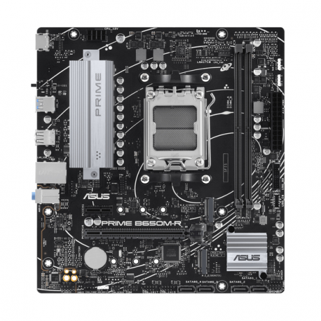 ASUS PRIME B650M-R - Motherboard - micro ATX - Socket AM5 - AMD B650 Chipset - USB 3.2 Gen 1, USB-C 3.2 Gen 1 - 2.5 Gigabit LAN - onboard graphics (CPU required) - HD Audio (8-channel) - 0