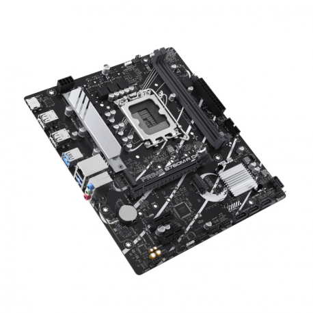 ASUS PRO B760M-R D4 - Motherboard - micro ATX - LGA1700 Socket - B760 Chipset - USB 3.2 Gen 1 - 2.5 Gigabit LAN - onboard graphics (CPU required) - HD Audio (8-channel) - 3