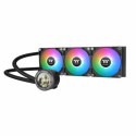Thermaltake TH360 V2 Ultra ARGB Sync - Processor cooler - with LCD display - (for: LGA1156, AM2, AM2+, AM3, LGA1155, AM3+, LGA2011, FM1, FM2, LGA1150, LGA2011-3, LGA1151, AM4, LGA2066, LGA1200, LGA1700, AM5) - copper - 120 mm - black