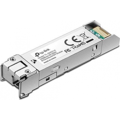 TP-Link TL-SM321A-2 V1 - SFP (mini-GBIC) transceiver module - 1GbE - 1000Base-BX - LC / UPC single-mode - up to 2 km - 1310 (RX)  /  1550 (TX) nm - 2