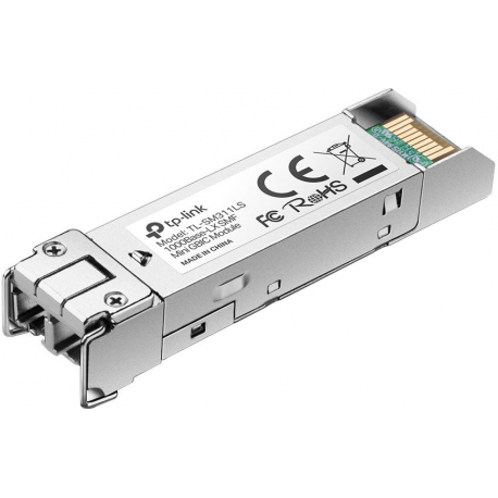 TP-Link TL-SM311LS - SFP (mini-GBIC) transceiver module - fibre optic - LC single-mode - up to 10 km - 1310 nm - for P / N: TL-SG3452XP V1 - 0