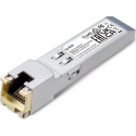 TP-Link TL-SM331T V1 - SFP (mini-GBIC) transceiver module - 1GbE - over CAT 5e - 1000Base-T - RJ-45 - up to 100 m - for JetStream TL-SG3452XP V1