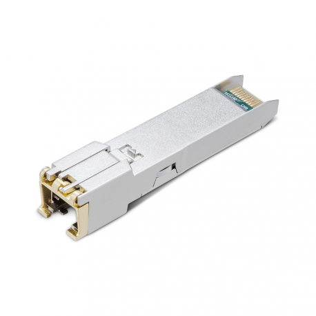 TP-Link TL-SM331T V1 - SFP (mini-GBIC) transceiver module - 1GbE - over CAT 5e - 1000Base-T - RJ-45 - up to 100 m - for JetStream TL-SG3452XP V1 - 2