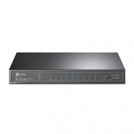 TP-Link JetStream TL-SG2210P V5 - Switch - smart - 8 x 10 / 100 / 1000 + 2 x SFP - desktop - PoE (61 W) - 1