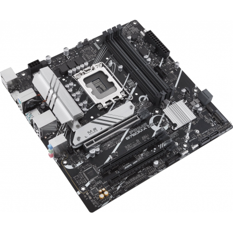 ASUS PRIME B760M-A D4-CSM - Motherboard - micro ATX - LGA1700 Socket - B760 Chipset - USB 3.2 Gen 1, USB 3.2 Gen 2, USB-C 3.2 Gen 1 - 2.5 Gigabit LAN - onboard graphics (CPU required) - HD Audio (8-channel) - 4