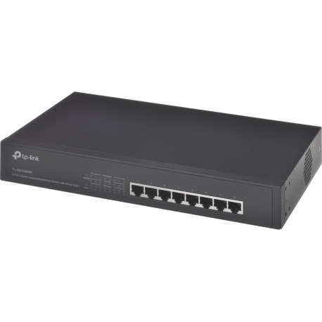 TP-Link TL-SG1008MP V4 - Switch - unmanaged - 8 x 10 / 100 / 1000 (PoE+) - desktop, rack-mountable - PoE+ (153 W) - 2
