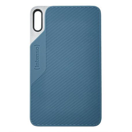 Intenso TX100 - SSD - 500 GB - external (portable) - USB 3.2 Gen 1x1 (USB-C connector) - grey-blue - 5